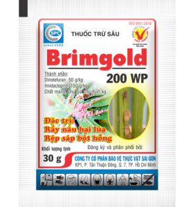 BRIMGOLD 200WP - Thuốc trừ rầy nâu hại lúa
